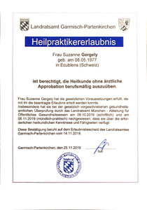 Heilpraktikererlaubnis